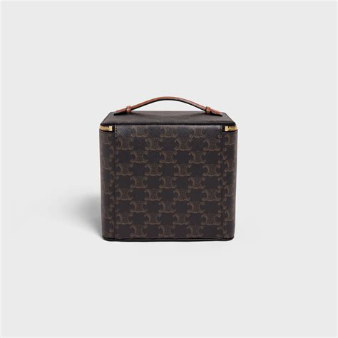 celine square vanity case